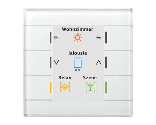 KNX glass keypad