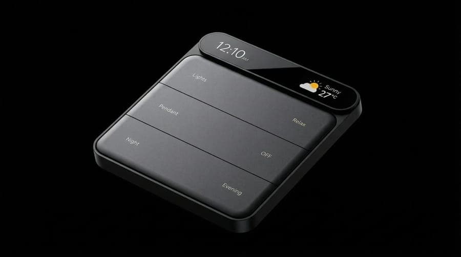 Scene keypad with display